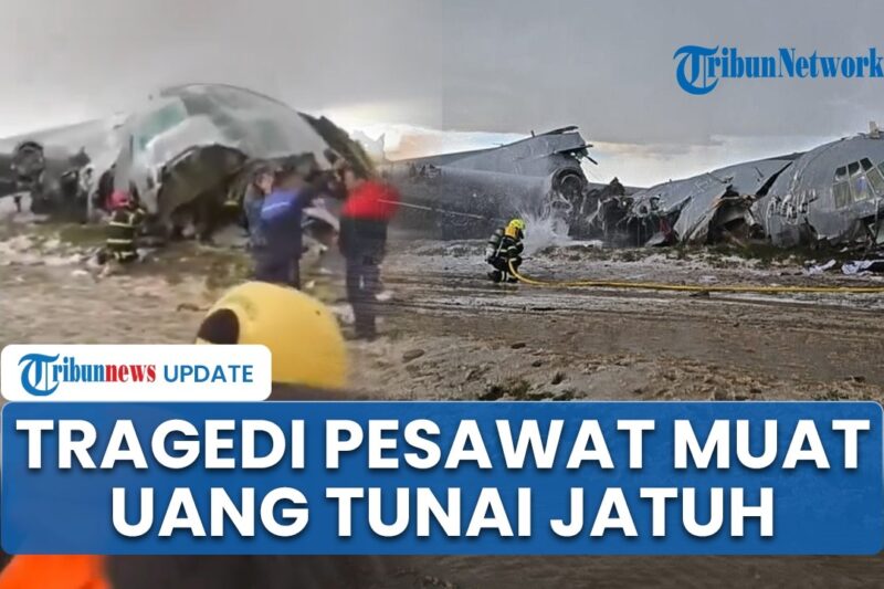 Penampakan Pesawat Angkut Uang Tunai Jatuh saat Mendarat di Bolivia, 15 Penumpang Tewas – Tribun Video